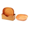 thumbnail image 2 of Plat de Service, Assiette Carrée 6 Pcs avec Organisateur pour la Maison, 2 of 7