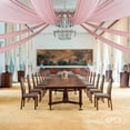 thumbnail image 3 of Dwellnix Wedding Ceiling Drapes in Dark Rose, 6 Panels, 100D Chiffon, Ideal for Weddings, Parties, and Events, Rod Pocket Style, 3 of 6