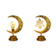thumbnail image 1 of Lámpara De Mesa Moon Night Ramadan Lámparas de escritorio Regalos Hollow Eid Mubarak Luz decorativa (C), 1 of 6