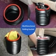thumbnail image 1 of Multifunction 4L Car Accessories Window Cleaning Bucket Folding Collapsible Fishing Water Pail Storage Box Trash Container, 1 of 10