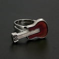 thumbnail image 4 of Opolski Creative Guitar Temperature Mood Changing Color Women Open Ring Jewelry Gift, 4 of 6