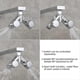 thumbnail image 4 of Brass Diverter Valve Shower Shut-off Valve 2-way Y Splitter 1/2 Inch For Shower Hose And Shower Head Chrome, 4 of 4