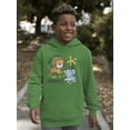 thumbnail image 2 of Cute Lion And Elephant Hoodie Juniors -Image by Shutterstock,  Large, 2 of 4