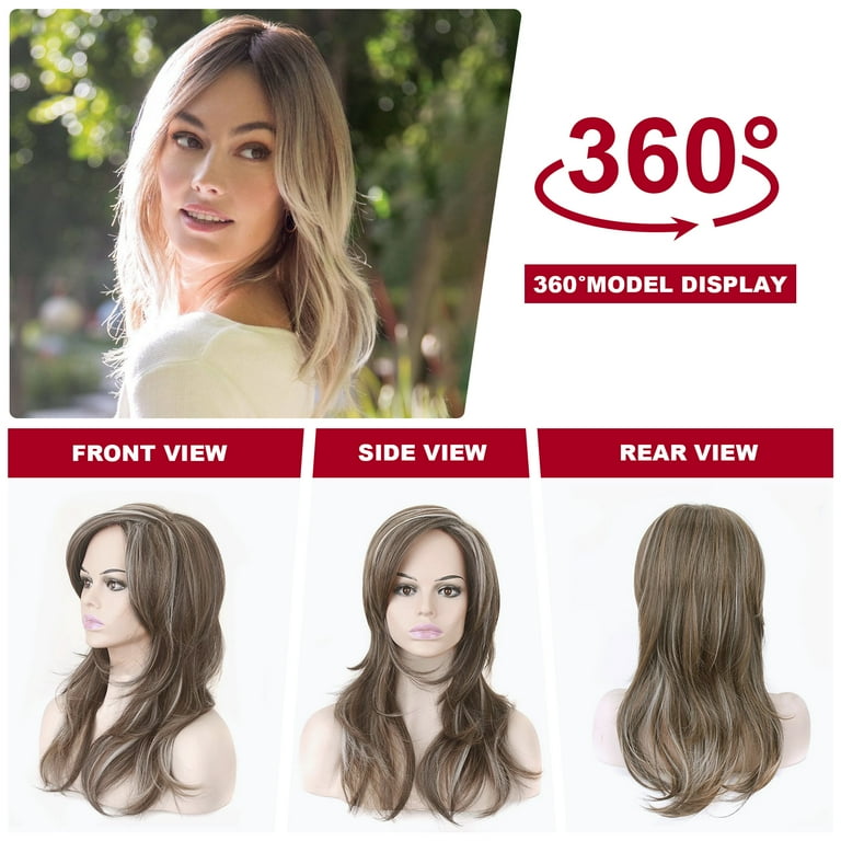 Blonde wig on brunette cheap