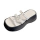 thumbnail image 3 of Sandalias de plataforma para mujer, sandalias deslizantes de moda, zapatillas antideslizantes 35, 3 of 9