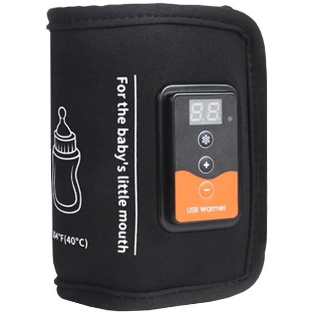 Calentador de biberones portátil, envoltura térmica para biberones de leche materna, calentador de biberones reutilizable, calentador de biberones USB