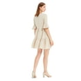 thumbnail image 3 of POSESHE Women Summer Tunic Dresses V Neck Casual Loose Flowy Swing Shift Dress, 3 of 4