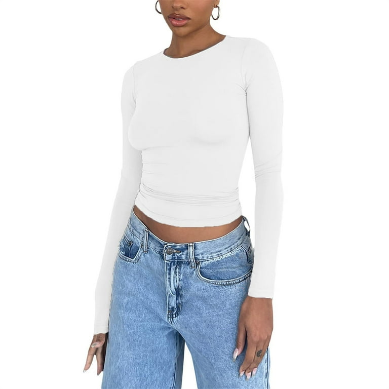 Long sleeve dressy tops hotsell