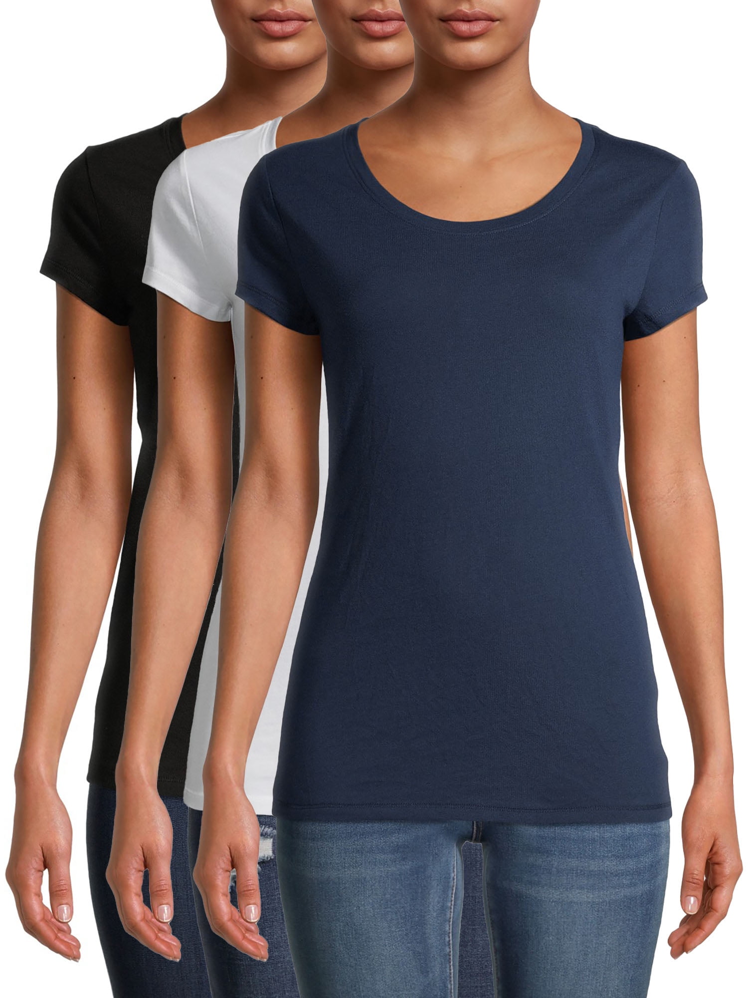 basic t shirt 3 pack