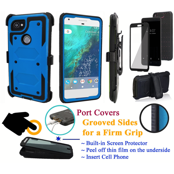 for 6" Google Pixel 2 XL pixel2xl Case Phone Case 360° Cover Screen