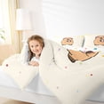thumbnail image 3 of Erosebridal Kids Cute Capybara With Boba Tea Bedding Comforter Set 7pcs,Boys Girls Colorful Polka Dots Queen Bedding Sets,Luxury Bedroom Decor, 3 of 6