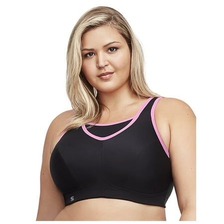 

Glamorise Full Figure Plus Size No-Bounce Camisole Sports Bra Wirefree #1066