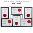 thumbnail image 5 of Excello Global Products 3D Wireframe Collage Picture Frames, Wall Mount Family Picture Frames, Black Photo Frames, 10.75" X 17" X 1.12", 5 of 6