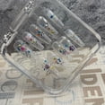 thumbnail image 2 of Press on nails fake Pure handmade nail wear ice through frost white butterfly handmade nail wear nail patch nail art finished product wholesale, 2 of 9