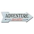 thumbnail image 1 of SignMission P-ARROW-999994 Panneau Arrow 18 Po. l'Aventure Attend, 1 of 4