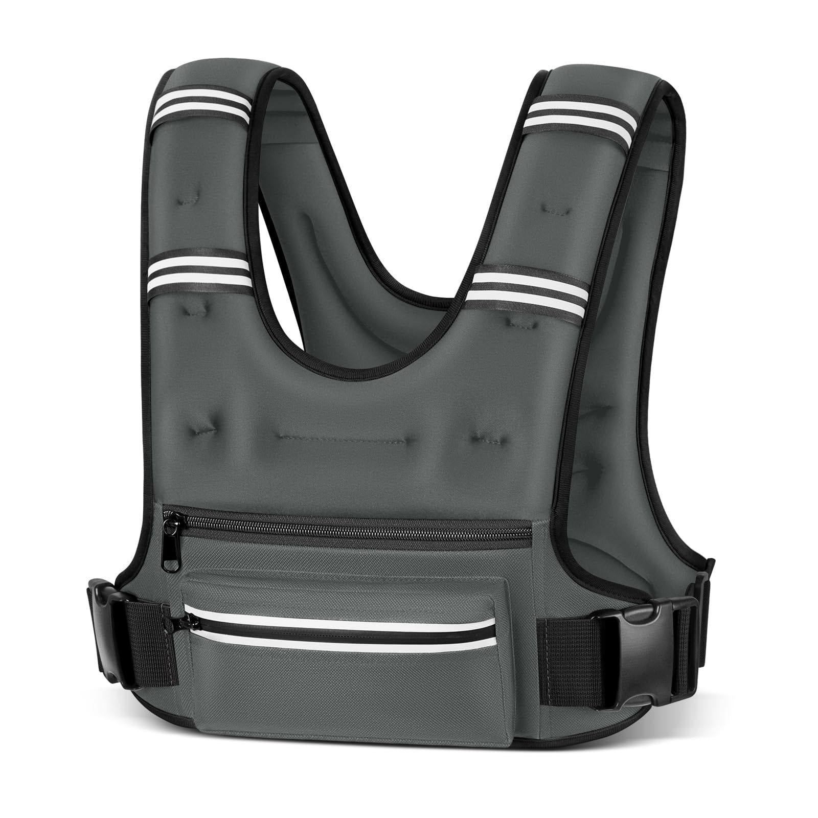 Weighted Vest Grey 16 lb Workout Running Walking