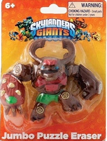 Skylanders Giants 3D Jumbo Puzzle Eraser set of 3 : Crusher, Tree Rex and Swarm