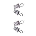 thumbnail image 2 of Seitruly 2 Pieces Ponytail Bump it UP Plastic Making Elastic Comb Hair Barrettes Tool Band Insert Volume Hairpins with Wig Clips Styling 6.5x8.5cm 2piezas Seitruly  CBP586118, 2 of 5