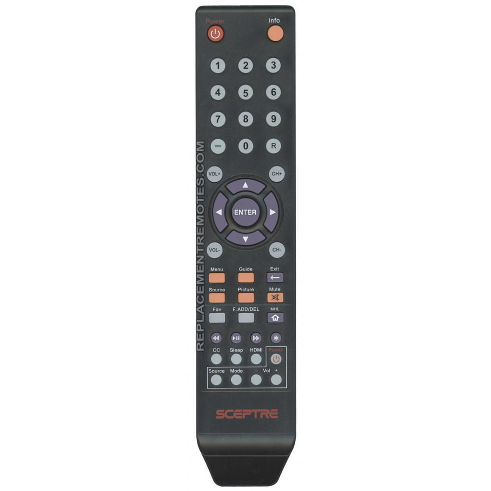Sceptre 142020479999K (p/n 142020479999K) TV Remote Control (new