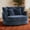 Navy, variant on Arouseden 55" Extra Large Barrel Chair with 3 Cushions and 2 Throw Pillows,Navy Small Loveseat Sofa,Oversized Chenille Single Sofa Chair for Living Room