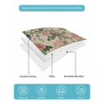 thumbnail image 4 of Twin XL Quilt Bedding Set, Beige Spring Floral Reversible Summer Quilt 3 Pieces, Elegant Pastoral Flowers Birds Watercolor Lightweight Bedspreads Coverlets with 2 Pillow Shams for All Seasons, 4 of 5