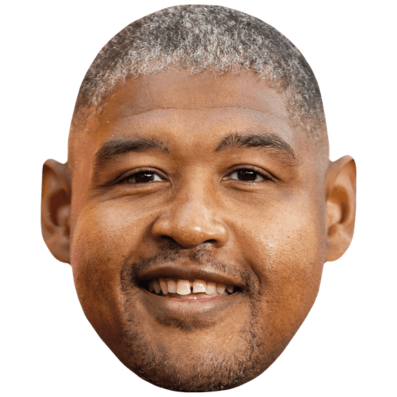 Omar Benson Miller (Smile) Big Head. Larger than life mask.