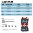 thumbnail image 6 of JUNZAN Three Cute Christmas Gnomes Men's Sleeveless T Shirts,Sleeveless Muscle Shirts,Sizes S-3XL, 6 of 8