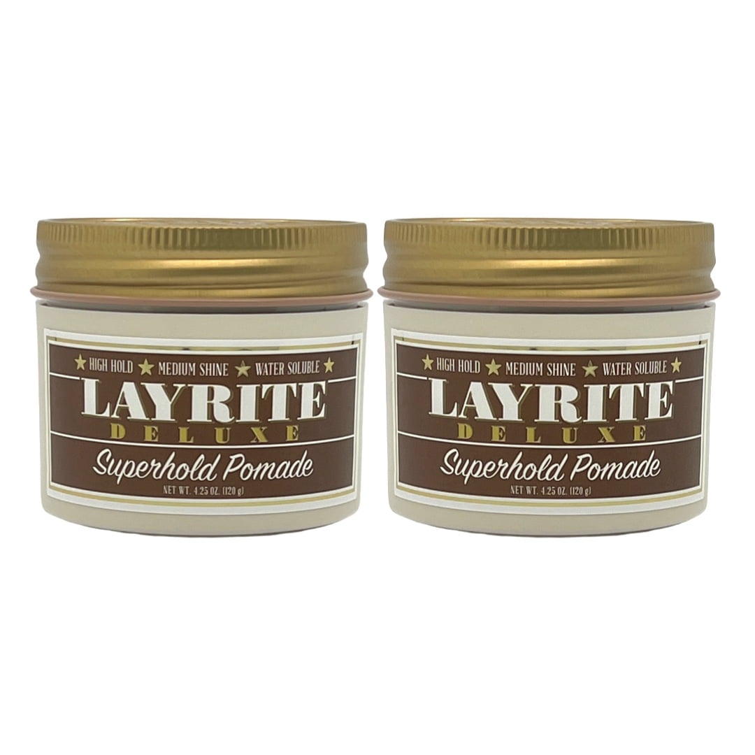 Layrite, Deluxe Superhold Pomade, 10.5 oz, Extra Control - Walmart.com