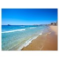 thumbnail image 2 of Benidorm Poniente Vagues de Plage - Impression sur Toile Paysage Marin, 2 of 3