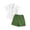 Army Green, variant on BLVB Baby Boy Girl Summer Clothes Toddler Infant Cotton Linen Short Sleeve Button up Dress Shirt Pocket Shorts Set 2PCS Outfit(Green AA1,12-18 Months)