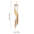 thumbnail image 2 of DECORNIJIA decorative Wind Chimes Wind Chime Metal Golden 1Set Festivals, 2 of 8