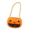 thumbnail image 2 of Bolsa de o trucos de Halloween, bolsa de peluche, suministros para fiestas infantiles, decoración de Halloween con asa, cesta de, 2 of 9