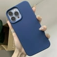 thumbnail image 1 of For iPhone 14 13 15 Pro Max Case Luxury Liquid Silicone Phone Case for iPhone 11 12 Pro Max XS XR 7 8 14 15 Plus Protection Case Blue For iphone 7 8 Plus, 1 of 6