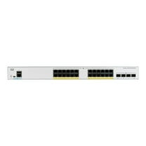 Cisco Catalyst 1000-24P-4X-L - Switch - managed - 13 x 10/100/1000 (PoE )   11 x 10/100/1000   4 x 10 Gigabit SFP  (uplink) - rack-mountable - PoE  (195 W)