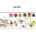 thumbnail image 2 of 21-Piece Cat Playtime Assortment Set 1: Interactive Toys Including Bell Balls, Rainbow Balls, Fur Balls, Leopard Balls, Snare Drums, Rattling Paper Balls, Colored Toys, Sisal, Golf Feathers, Small, 2 of 7
