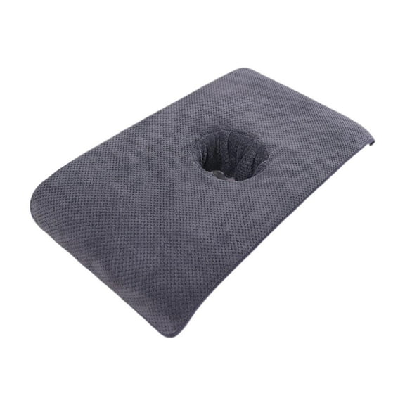 yotijay Massage Table Towel Comfortable SPA Bed Head Curtain Pad for SPA Massage Bed Gray
