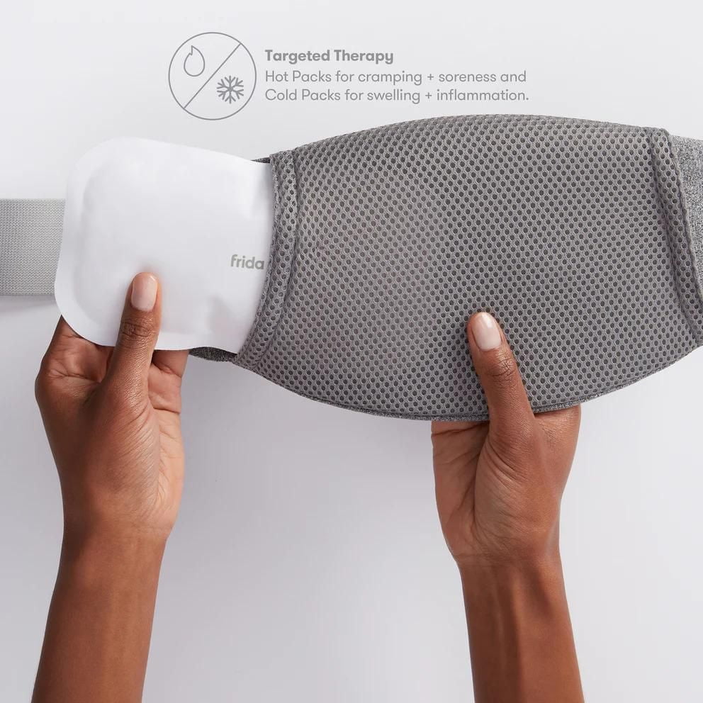 Frida Mom - C-Section Recovery Band Postpartum Abdominal Binder with Soft Knit Layer, One Size Post-Op Incision Protector Targeted Hot + Cold Therapy, One Size