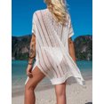 thumbnail image 5 of Swimsuit Coverup for Women Crochet Hollow Bathing Suit Cover Ups See Through Sexy Beach Coverup Alsol Lamesa, 5 of 6