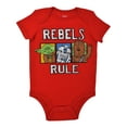 thumbnail image 3 of Star Wars Darth Vader Stormtrooper R2-D2 Newborn Baby Boys 5 Pack Bodysuits Newborn to Infant, 3 of 5