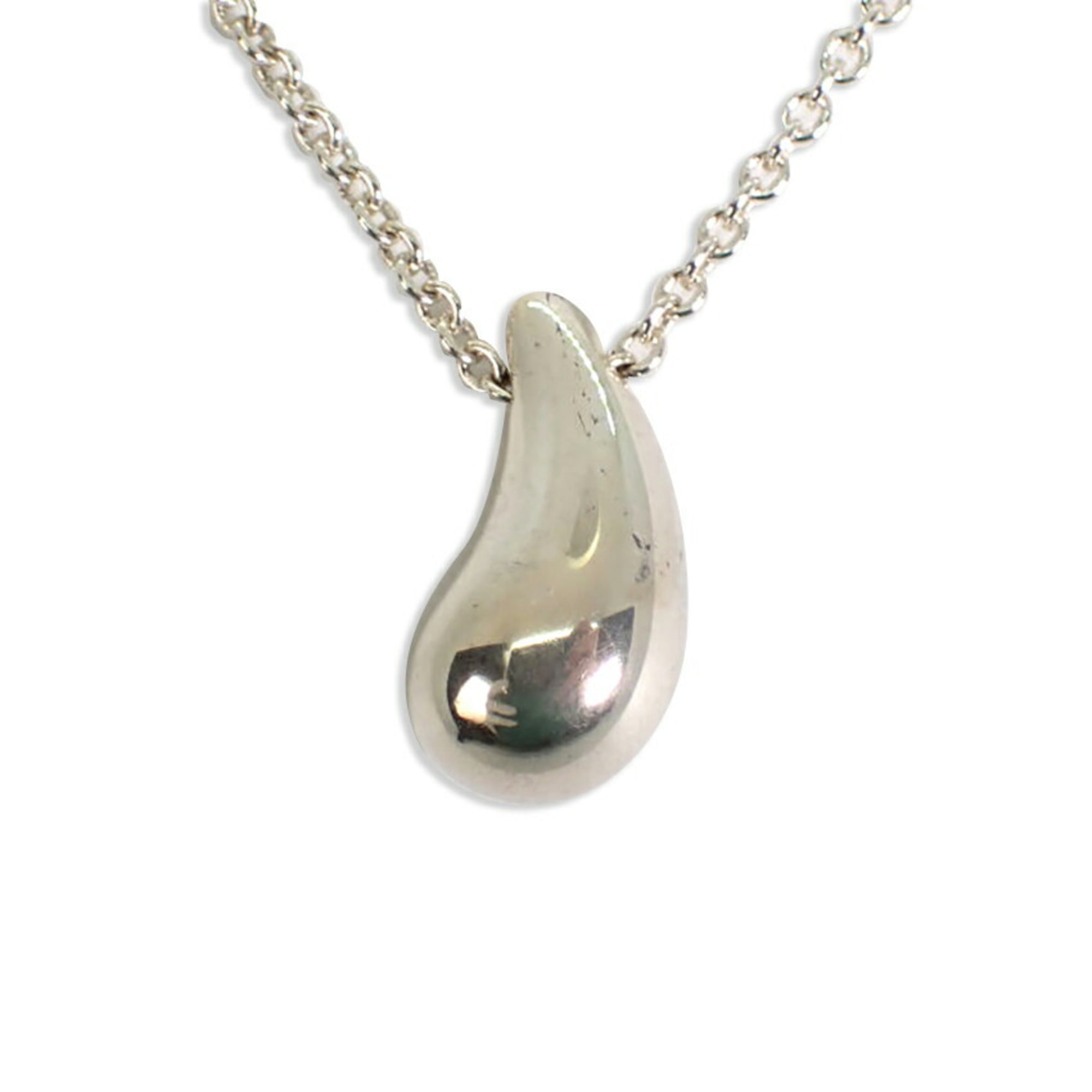 Authenticated Used TIFFANY/ Tiffany 925 teardrop pendant / necklace ...