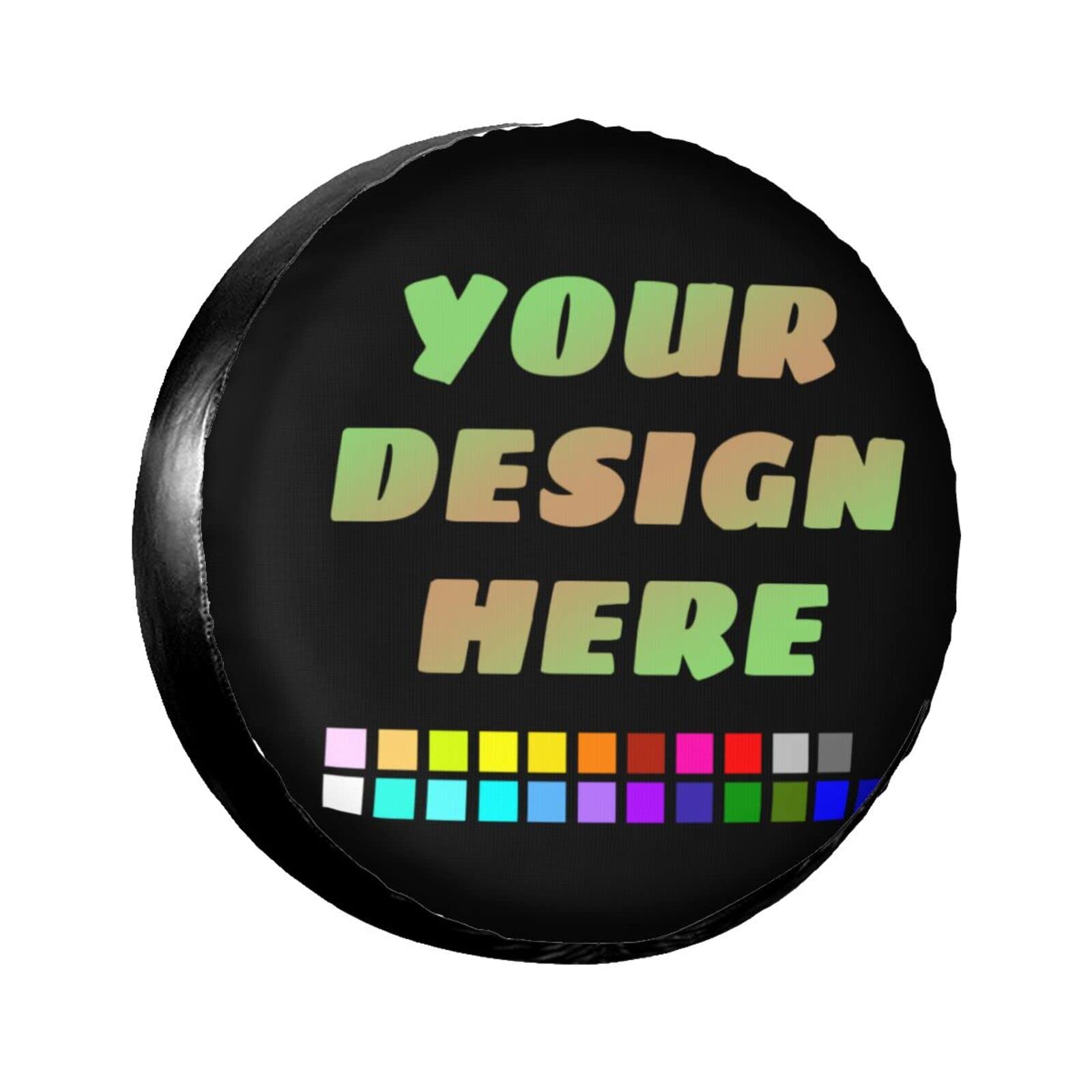Custom Spare Tire Cover Add Your Own Image Text Tire Covers Waterproof