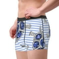 thumbnail image 4 of Kll Turtle With Blue Stones Men'S Cotton Boxer Briefs Underwear-Small, 4 of 9