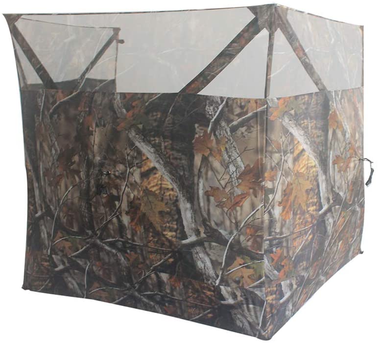 Thunderbay Portable Lightweight Camouflage Pop up Type 3-Sided Ground Hunting Blind