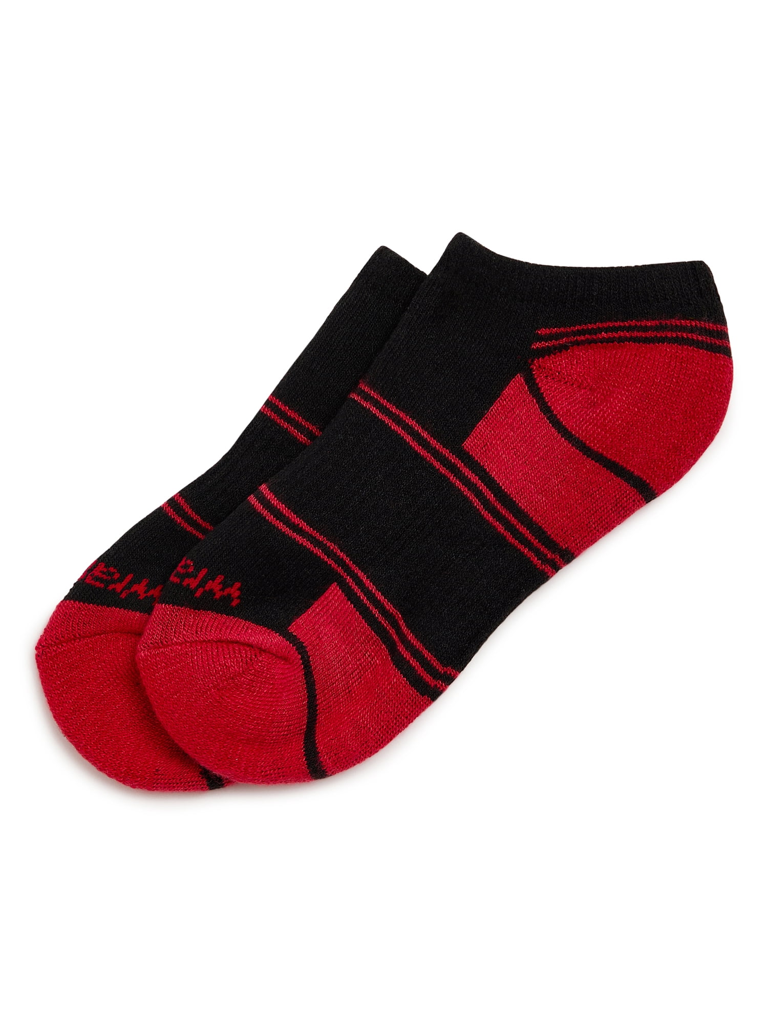 Wrangler Boys' Essentials Cool Comfort Low-Cut Boys Socks, Assorted Cushioned Kids Socks, Small, 6-Pack