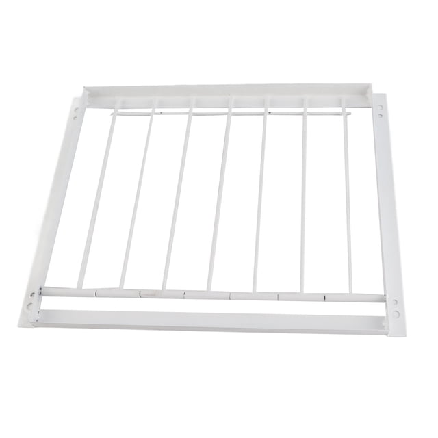 Jaula de hierro para pájaros con puerta tipo trampa de alta resistencia para palomas y loros, fácil de instalar (33 x 26 cm)