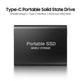thumbnail image 2 of Disco duro móvil de 500 GB Tipo-C USB3.1 SSD portátil Aluminio a prueba de golpes, 2 of 8