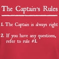 thumbnail image 3 of CafePress - Captain's Rules Dark T Shirt - Men's Classic Graphic Cotton T-Shirt, 3 of 4