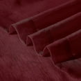 thumbnail image 6 of Dainty Home Malibu Textured Semi-Sheer Grommet Top Curtain Panel Pair, 108" x 84" In Burgundy, 6 of 10