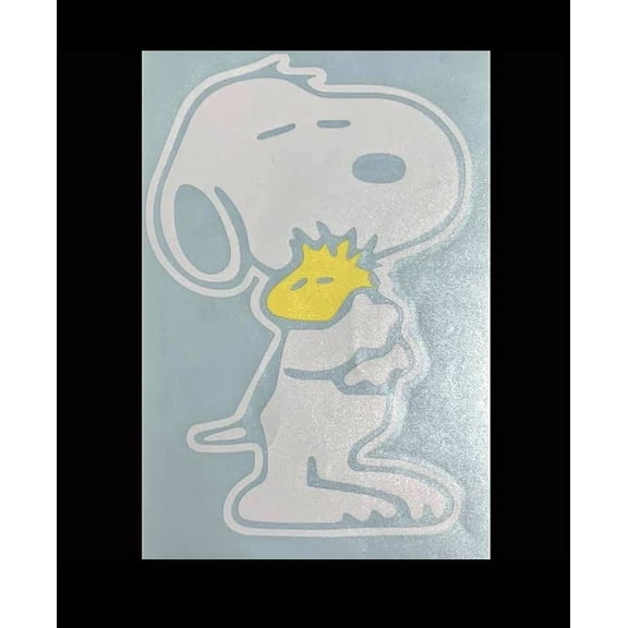 Snoopy And Woodstock Charlie Brown Professional Sticker for Truck, Car, Tumbler, Cup, Laptop, Decor, Locker, Table, Window