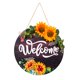 thumbnail image 2 of Advancent Colgador de puerta delantera, placa de puerta de otoño, tablero colgante de pared de línea artística, decoraciones decorativas para Kits de decoración para fiestas, 2 of 6